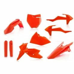 Promo 🔥 Acerbis Plastic Full Kits Ktm Sx - Sx-f 16/18 Orange ❤️