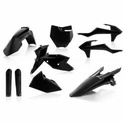Best Sale 😀 Acerbis Plastic Full Kits Ktm Sx - Sx-f 16/18 Black 🎉