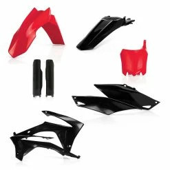 Deals 😀 Acerbis Plastics Kit Honda Crf 450 R Red Black 😍
