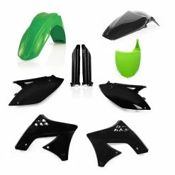 Cheapest ⭐ Acerbis Plastics Kit Kxf 250 09-12 Black Green 🧨