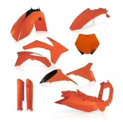 Best Sale 😉 Acerbis Sx-f 2011 Plastic Kits Orange 🥰