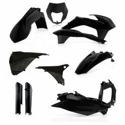 New ✔️ Acerbis Plastic Kits Exc/exc-f 2014 Black 🔔