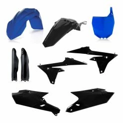 Cheapest 💯 Acerbis Yzf 250/450 2014 Plastic Kit Black Blue ⭐