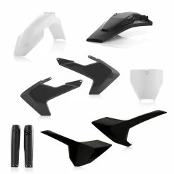 Promo 👍 Acerbis Plastics Kit Husqvarna Tc/fc 16 Black White 😉