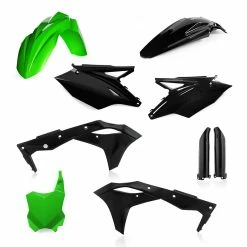 Best deal 🌟 Acerbis Plastics Kit Kxf 250 2017 Black Green 🧨