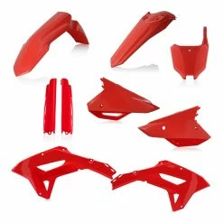 Promo 👍 Acerbis Plastics Kit Honda Crf 450 Rx 21 Red 😉