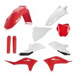 Best Sale 🔔 Acerbis Plastic Kit Gasgas Mcf21 Red White 😀