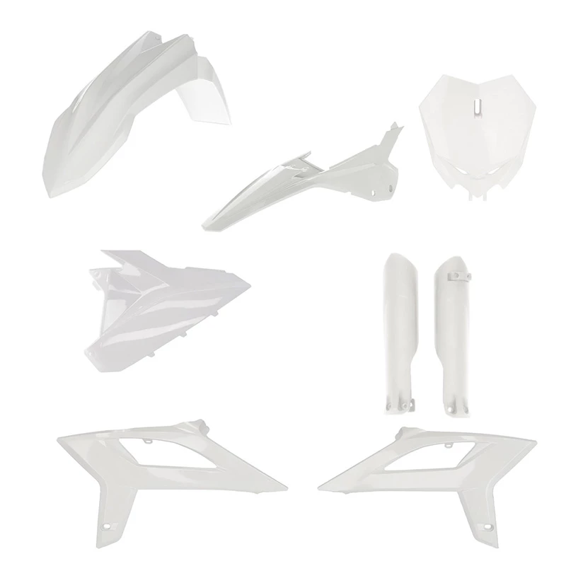 New ๐ Acerbis Beta Rx 22 Full Plastics Kit White ๐