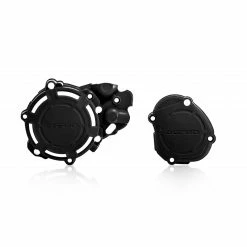 Best Sale ⭐ Engine Acerbis X-power Crankcase Yamaha Yz 125 Black ⌛