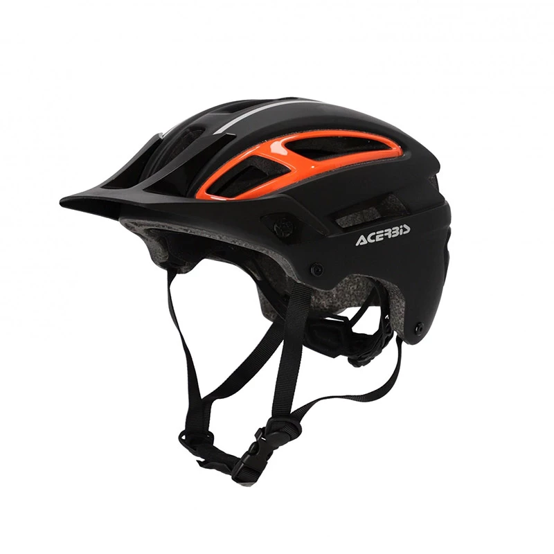 Budget ❤️ Acerbis Doublep Mtb Helmet Black Orange ✔️