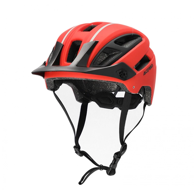 Budget 🤩 Acerbis Doublep Mtb Helmet Red 😉