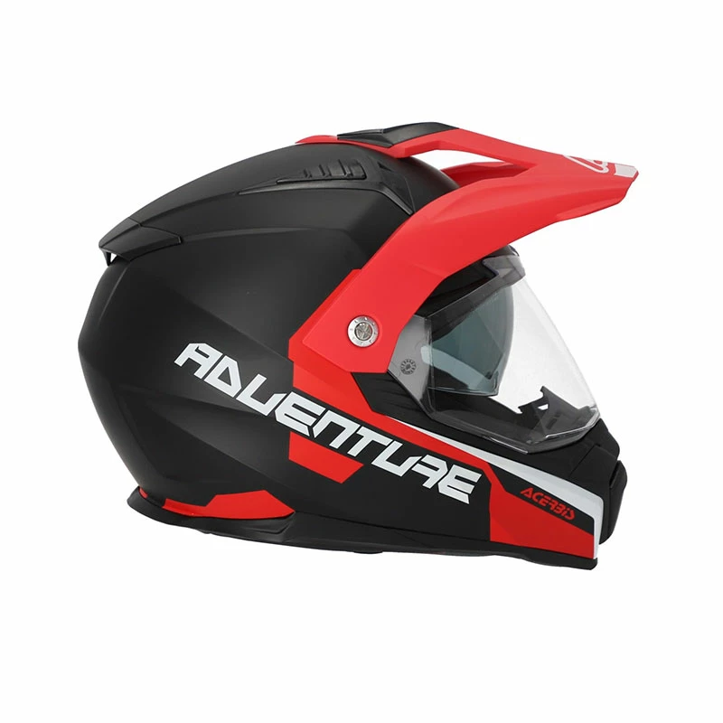 Best deal 😉 Crosstourer Acerbis Flip Fs-606 2206 Helmet Grey Red 🎉 - Image 2