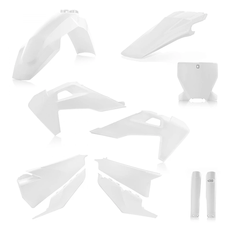 Brand new โค๏ธ Acerbis Plastics Kit Husqvarna Tc/fc 19 White ๐