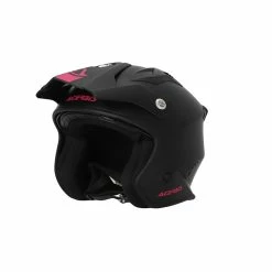 Best Pirce 🎁 Trial Acerbis Jet Aria 2206 Helmet Black Pink 🎉