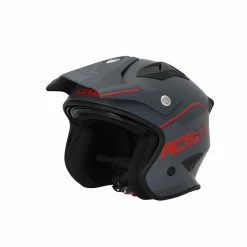 Wholesale 👏 Trial Acerbis Jet Aria 2206 Helmet Grey Red ⌛