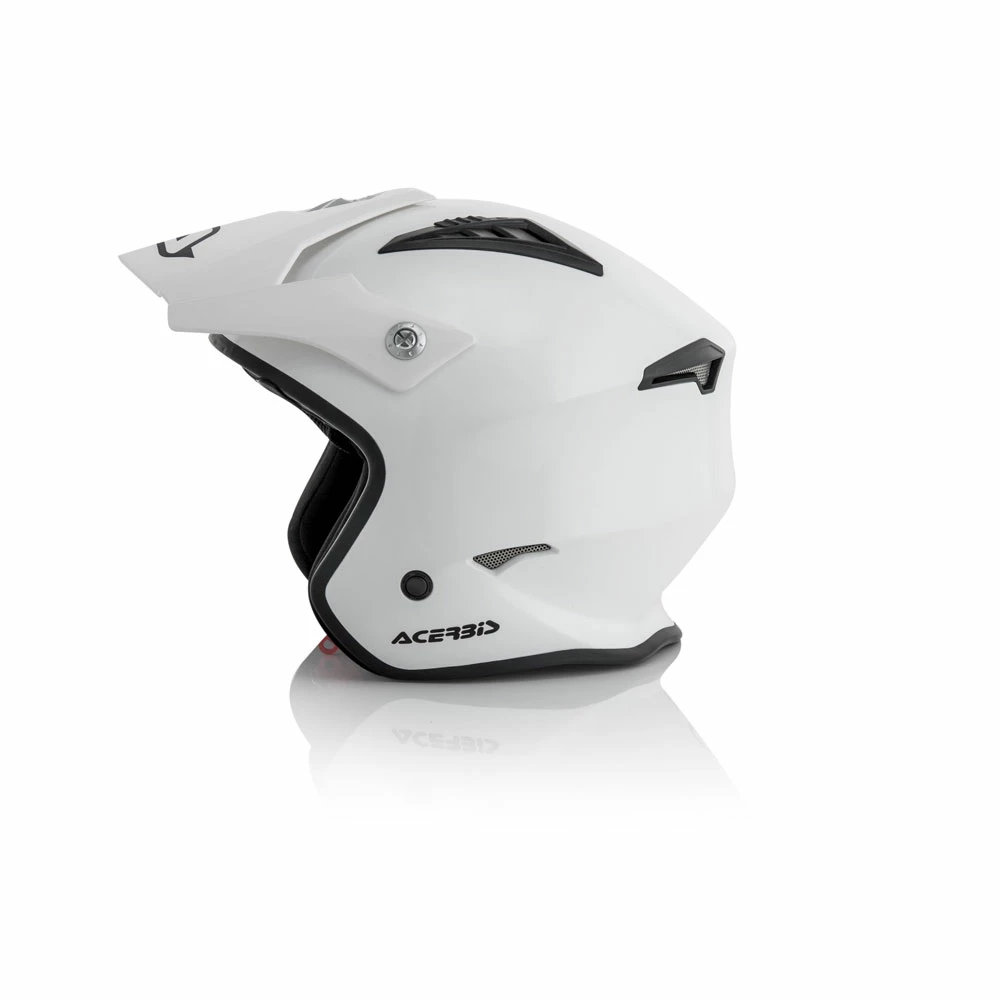 Flash Sale 🥰 Trial Acerbis Jet Aria White Helmet 2018 ✨ - Image 4