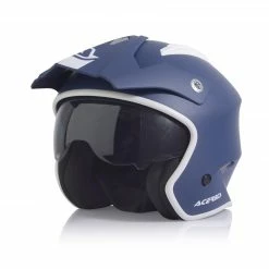 Cheap 👍 Trial Acerbis Jet Aria Helmet Blue 🔥