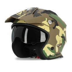 Discount 🥰 Trial Acerbis Jet Aria Helmet Camo Army 🌟