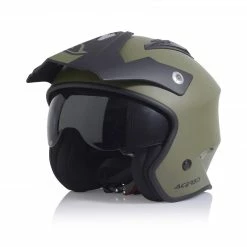 Flash Sale 😉 Trial Acerbis Jet Aria Helmet Army Green 🔥