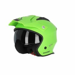 Best Pirce ✔️ Trial Acerbis Jet Aria Helmet Green 4 👍