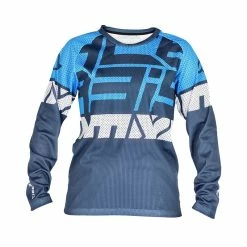 Promo 😉 Acerbis Mx J-windy Four Kid Vented Jersey Blue 💯