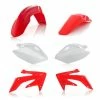 New 😉 Acerbis Plastic Kit White Red 0007454 For Honda Crf 250r 04/05 ⭐