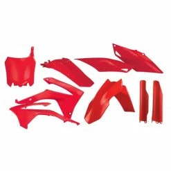 Outlet 🔔 Acerbis Full Kit Plastic Red 0016900 For Honda ⭐