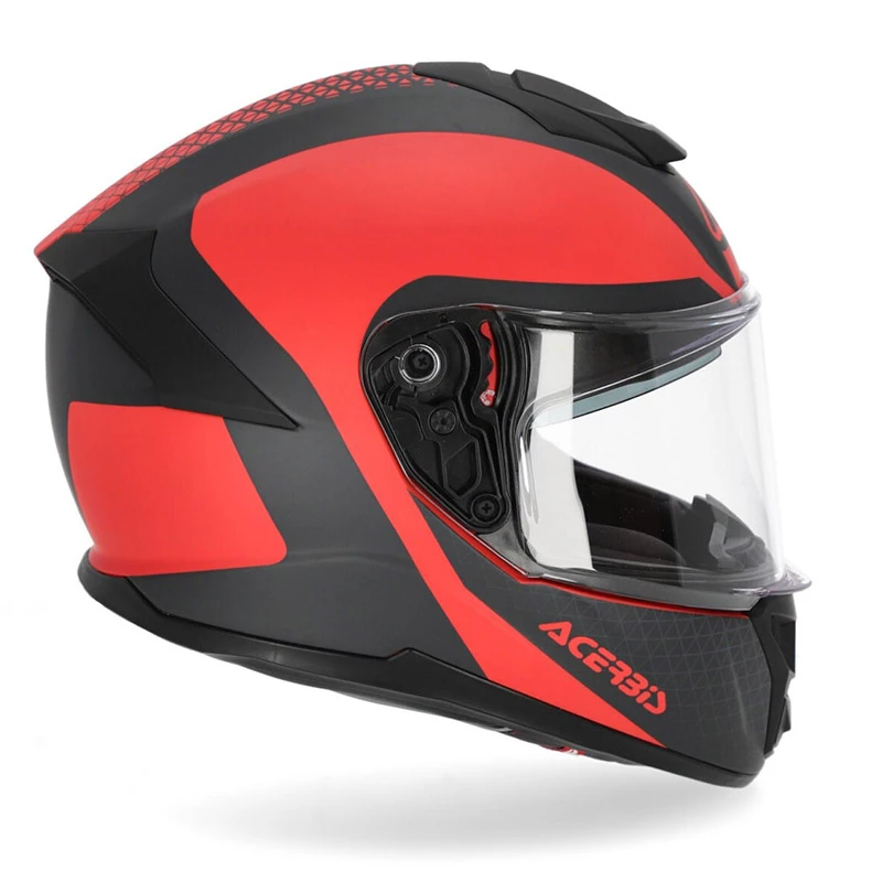 Discount โญ Fiber Acerbis Krapon Helmet Red Black ๐งจ - Image 2