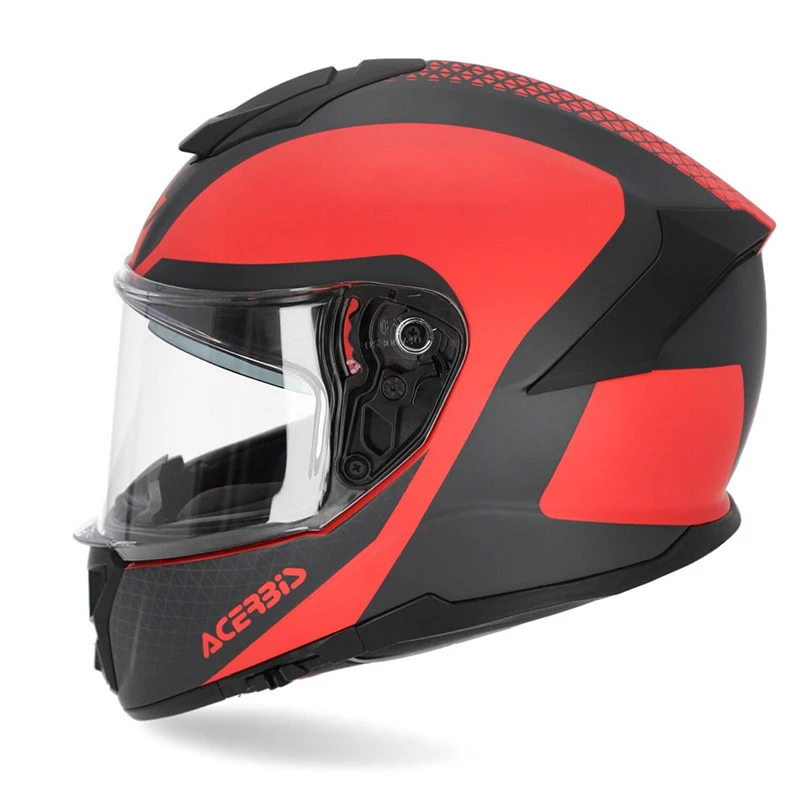 Discount โญ Fiber Acerbis Krapon Helmet Red Black ๐งจ - Image 3