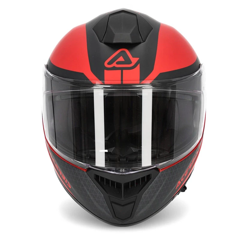 Discount โญ Fiber Acerbis Krapon Helmet Red Black ๐งจ - Image 4