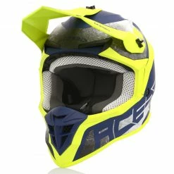 Discount 🛒 Plastic Acerbis Linear Helmet Yellow Blue ✔️