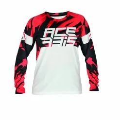 Cheap 👏 Acerbis Mx J-kid Four Jersey White Red ⭐