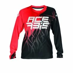 Best Pirce 👏 Acerbis Mx J-kid Three Jersey Black Red 😀