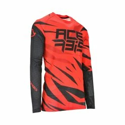 Best Pirce 👍 Acerbis Mx J-windy Four Jersey Red Black 🔔