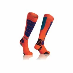 Promo 😀 Acerbis Mx Impact Orange Blue 🧦 Socks 💯