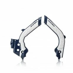 New ✔️ Acerbis X Grip Frame Protector Husqvarna Blue White 👏