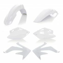 Outlet 🥰 Acerbis Plastic Kit White 0010295 For Honda Crf 450r 07-08 🔔