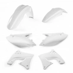 New 😉 Acerbis Full Plastic White Kit 0013141 For Kawasaki Kx-f 250 09-12 👏