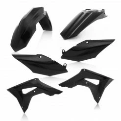 Coupon 🌟 Acerbis Full Plastic Black Kit 0022384 For Honda Crf 450r 2017 🥰