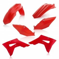 Cheapest 🛒 Acerbis Full Plastic Red Kit 0022530 For Honda Crf 450 Rx 2017 ❤️
