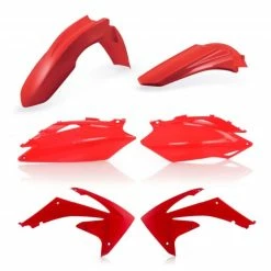 New 😉 Acerbis Plastic Kit Red 0013148 For Honda Crf250r 2010 And Crf450r 09-10 ✔️