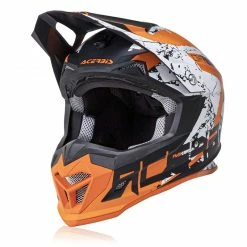 Hot Sale 💯 Plastic Acerbis Profile 4 Helmet Orange White 🎁