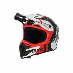Best Pirce 😍 Plastic Acerbis Profile 5 Helmet White Red 👏