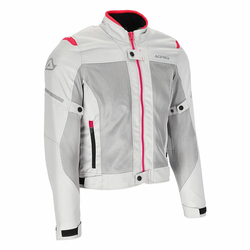 Wholesale 😉 Ventilated Acerbis Ce Ramsey Vented Lady Jacket Grey Pink 🛒