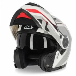 Wholesale ⭐ Plastic Acerbis Rederwel Modular Helmet White Red 🔔