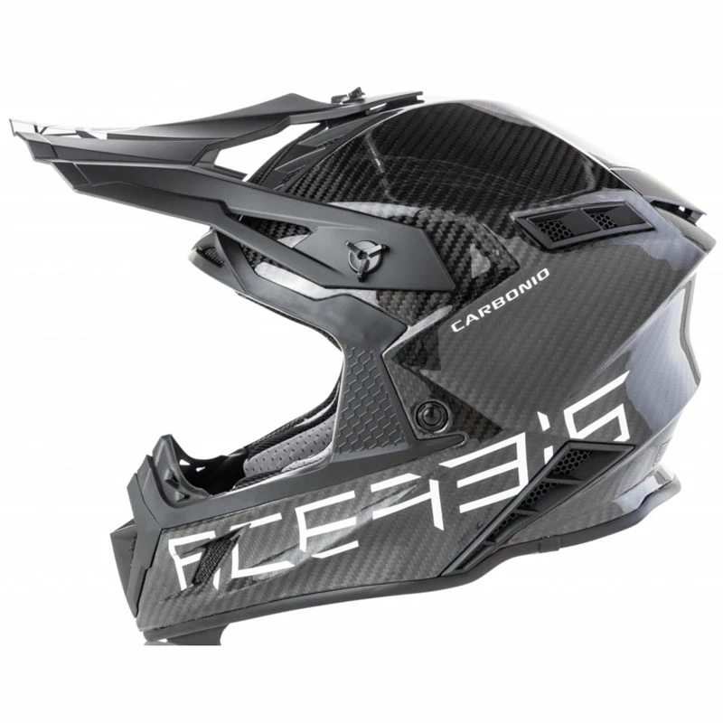 Deals 🔥 Fiber Acerbis Offroad Helmet Steel Carbon Black 🎉 - Image 2