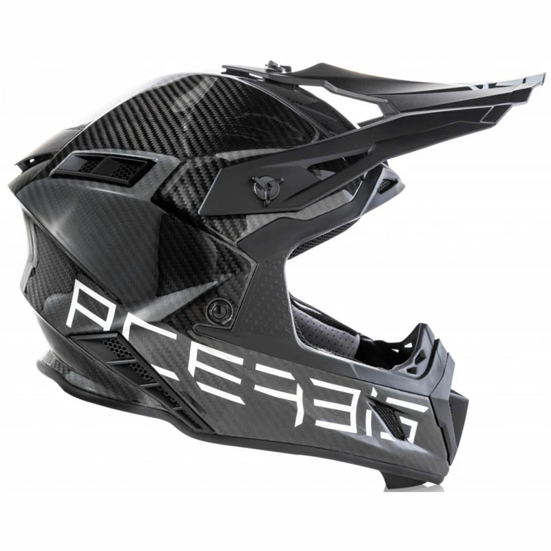 Deals 🔥 Fiber Acerbis Offroad Helmet Steel Carbon Black 🎉 - Image 4