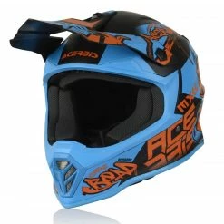 Cheap ❤️ Plastic Acerbis Steel Junior Helmet Blue Red 🥰