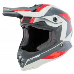 Flash Sale 🌟 Fiber Acerbis Steel Junior Helmet Red Grey 🥰