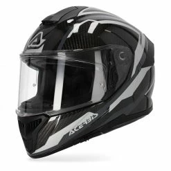 Discount 😍 Fiber Acerbis Tarmak Carbon Helmet Black Grey 🎉